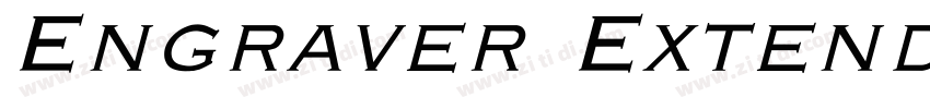 Engraver Extended N字体转换